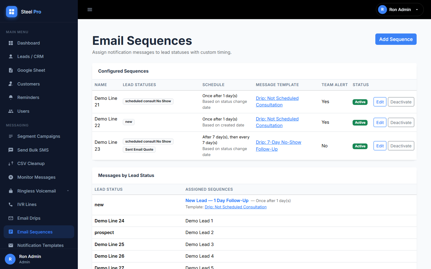 Email Sequences